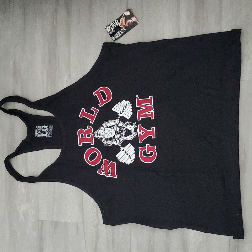 NWT - WORLD GYM MUSCLE TANK TOP SIZE L
